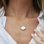 14 K Gold Vermeil Stars Go Round The Moon Necklace, thumbnail 1 of 8