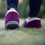 Women's Closed Back Slippers In Berry, thumbnail 4 of 11
