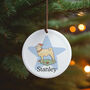 Personalised Pug Christmas Decoration, thumbnail 1 of 2