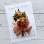 Flower Girl Bridesmaid Proposal Dried Flower Bunch Card, thumbnail 2 of 5