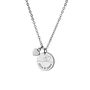 Personalised Dual Hearts Polished Heart + Disc Necklace, thumbnail 6 of 7