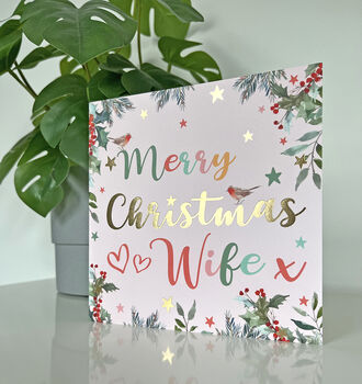 Superstar Christmas Wife Card, 2 of 2