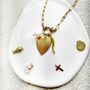 Multi Charm 18ct Gold Plated Necklace, thumbnail 2 of 5