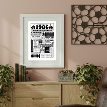 Personalised 40th Birthday Boxing Poster, Custom Gift, 7 of 12