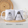 Personalised Christmas Penguin Mug With Name, thumbnail 3 of 3