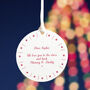Personalised Babys First Christmas Bauble, thumbnail 8 of 9