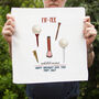50th Birthday Golf Handkerchief Pair– Personalised “Fif Tee And Still On Par” Gift, thumbnail 1 of 4