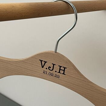 Personalised Wooden Children's Clothes Hanger, 6 of 7