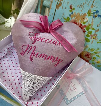 Silk Lavender Heart, 10 of 10
