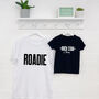 Rock Star And Roadie Father And Child T Shirt Set, thumbnail 2 of 5