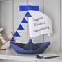 Sapphire 45th Anniversary Sail Boat Card, thumbnail 1 of 6