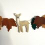 Woodland Animal Garland For Childs Room, thumbnail 3 of 6