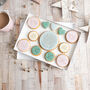 Personalised Be Gentle With Yourself At Christmas Iced Biscuit Box, thumbnail 1 of 3