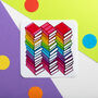 Rainbow Books Reading Theme Sticker, thumbnail 1 of 2