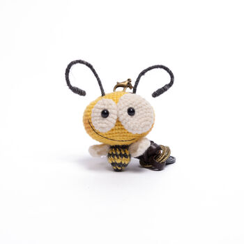 Shetland Wool Woodland Amigurumi Bag Charm Collection, 5 of 7