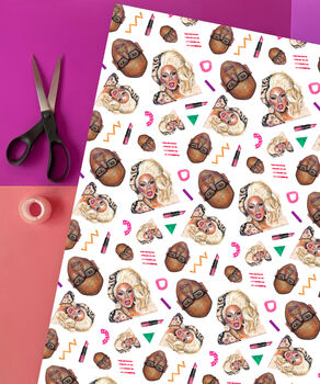 Ru Paul Gift Wrap – Fun Drag Queen Wrapping Paper For Ru Paul Fans, 2 of 11