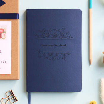 Personalised Wild Rose Notebook Journal, 3 of 10