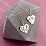 Bespoke Name Necklace On Sterling Silver Heart, thumbnail 4 of 12