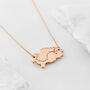 Sterling Silver Or Gold Plated Ibiza Constellation Necklace, thumbnail 4 of 12