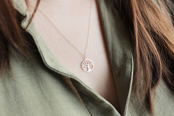 Tree Of Life Sterling Silver Necklace, 2 of 6