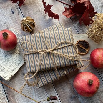 Blue Stripe Fibre Pattern Paper, 4 of 8