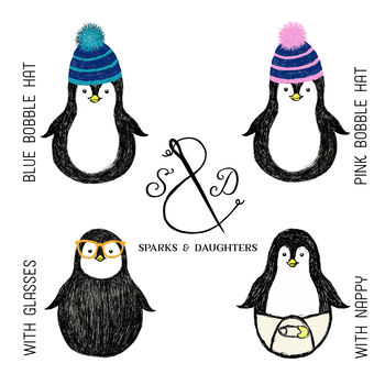 Personalised Family Penguin Christmas Jumper Set, 2 of 7