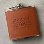 Personalised Age Hipflask Mens Milestone Birthday Gifts, thumbnail 4 of 9
