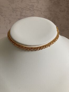 Sita Indian Jewellery White Kundan Choker Set, 3 of 5