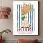 Personalised Flower Market Boho Summer Travel Print, thumbnail 2 of 7