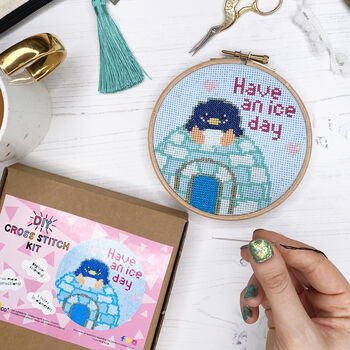 Have An Ice Day Cross Stitch Kit, 3 of 9