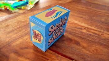 Swedish Fish Socks Gift Set – One Size Handcrafted Box, 7 of 7