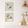 Parisian Kitchen Overlooking The Eiffel Tower Art Print, thumbnail 3 of 3