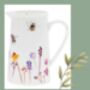 Busy Bee And Wildflower Ceramic Jug, thumbnail 2 of 3