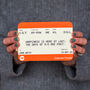 Personalised Train Ticket Retirement Card, thumbnail 3 of 4