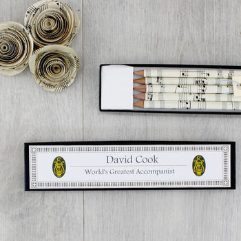 Personalised Music Pencil Set, 2 of 7