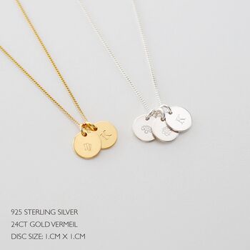 Mama To Be, Personalised Birth Month Initial Necklace, 3 of 8