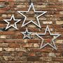 Metal Stars Garden Feature House Decoration Galvanised, thumbnail 2 of 2