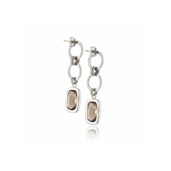 Desert Sunlight Chandelier Earrings In Sterling Silver, 3 of 5