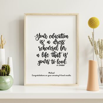 Personalised Exam Results Print Your Education, 5 of 6