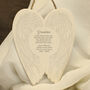 Personalised Memorial Wings Ceramic Keepsake, thumbnail 4 of 6