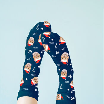 Personalised Christmas Pet Photo Socks, 6 of 11