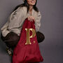 Personalised Initial Luxury Velvet Style Gift Bag, thumbnail 4 of 6