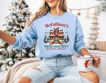 Mc Callister's Home Security Christmas Sweatshirt, 4 of 11
