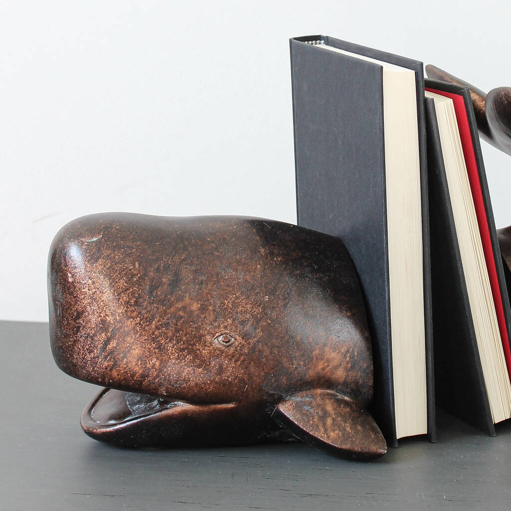 Whale Bookends By Marquis & Dawe | notonthehighstreet.com