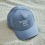 Personalised Boys' Daddy's Boy Cap In Blue, thumbnail 1 of 6