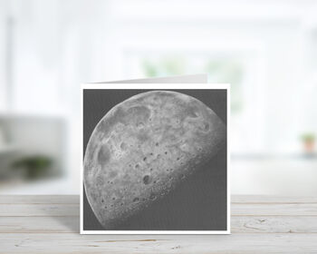 Luxury Moon Blank Greeting Card And Envelope, 2 of 2