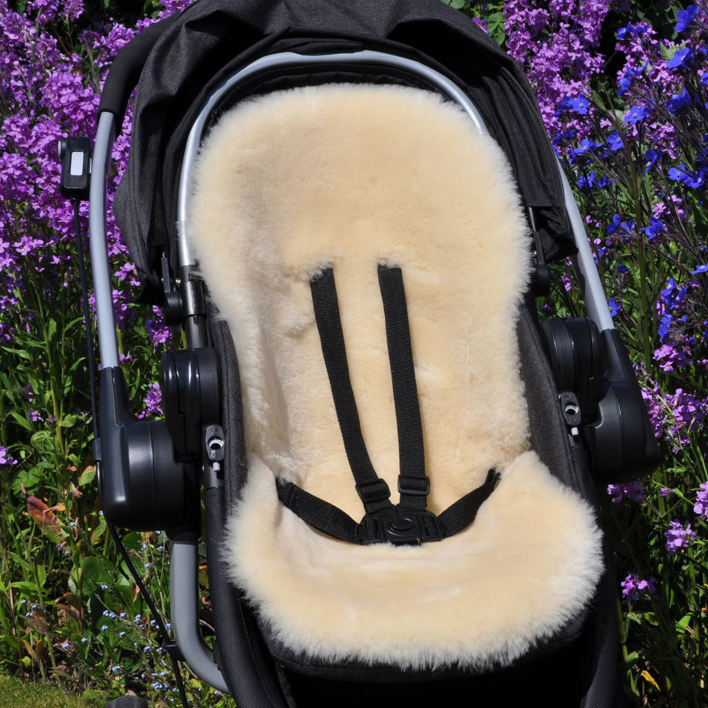 baa baby pram and stroller lambskin liner honey by baa baby