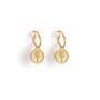 Terra Creole 18k Gold Plate Hoop Earrings, thumbnail 1 of 5