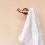 Handmade Copper Pipe Wall Hook With Brass Base, thumbnail 1 of 4