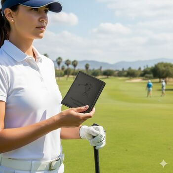 Personalised Leather Golf Scorecard, 5 of 12